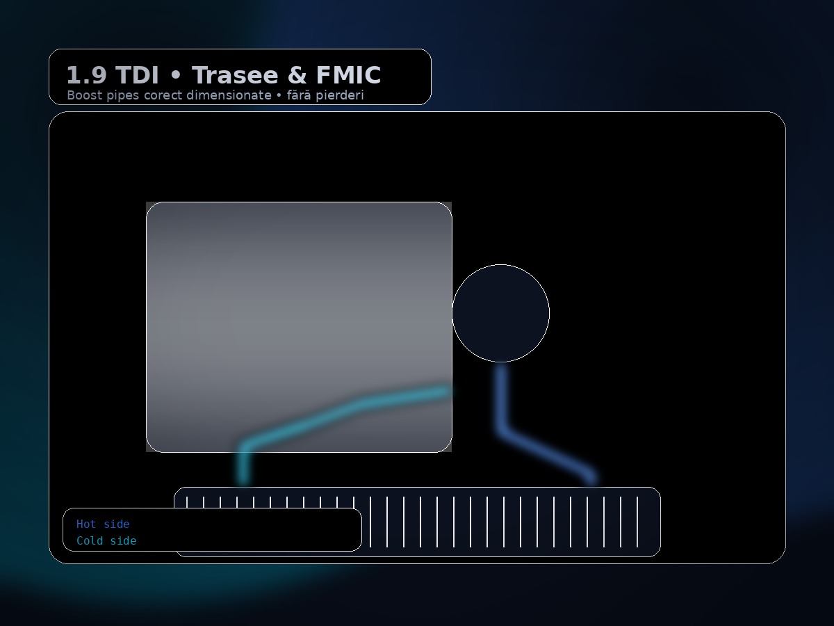 1.9 TDI – trasee / intercooler / boost pipes